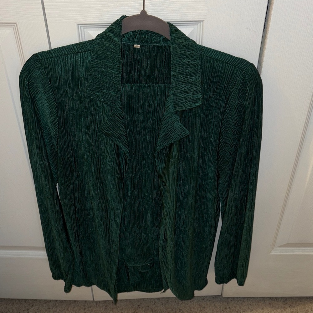 Elegant Green Women's Matching Set